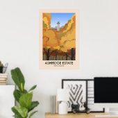 Ashridge Estate Travel Poster ポスター (ホームオフィス)