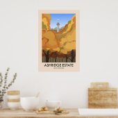Ashridge Estate Travel Poster ポスター (キッチン)