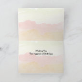 Ash's birthday card 2025 カード (内部)