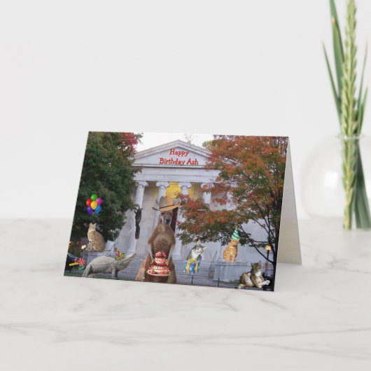 Ash's birthday card 2025 カード (正面)