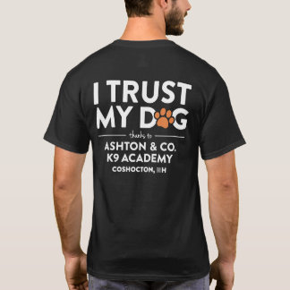 Ashton & Co. K9 アカデミー 愛犬を信じて ブラック Tシャツ