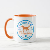 Ashton & Co. K9 アカデミー 11 oz. 2色 サークルロゴ マグカップ (左)