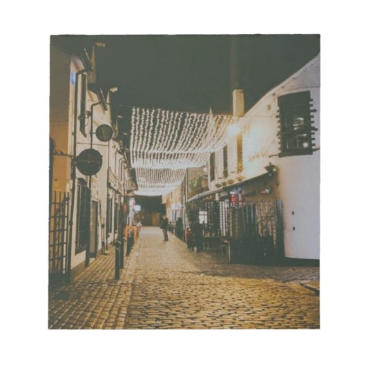 Ashton Lane, Glasgow, Scotland ノートパッド (正面)
