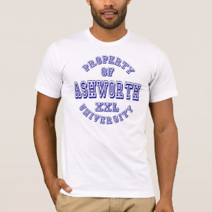 Ashworth大学の特性 Tシャツ