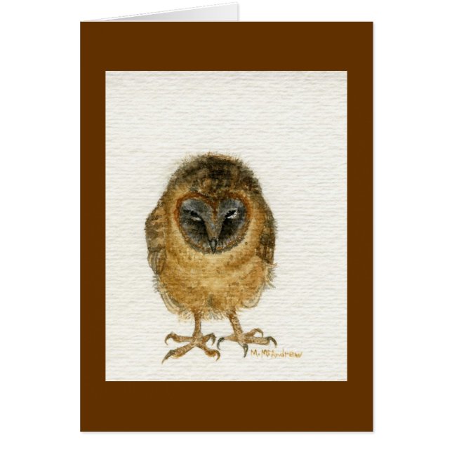 "Ashy直面されたメンフクロウ" (正面)