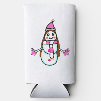 Asiによるオリジナルキャラクター、CoolerSnow Woman スリム缶クーラー