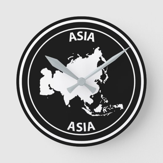 Asia ラウンド壁時計 (正面)