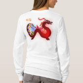 asia dragon color luck balances tシャツ (裏面)