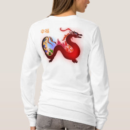 asia dragon color luck balances tシャツ