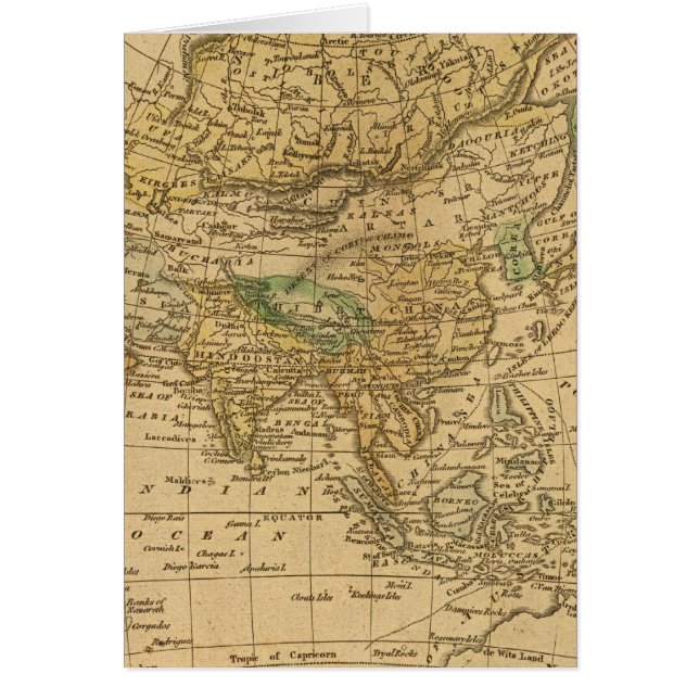 Asia Map by Worcester (正面)