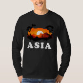 Asia Pride Sunset Continent Souvenir Tシャツ (正面)