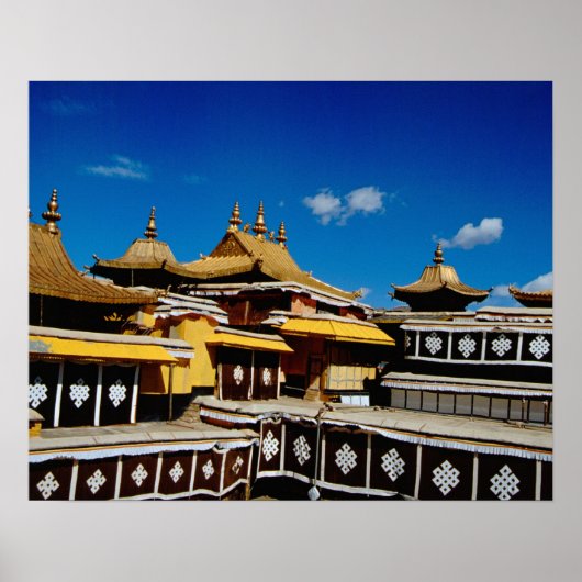 Asia, Tibet, Lhasa, Potala Palace aka Red ポスター (正面)
