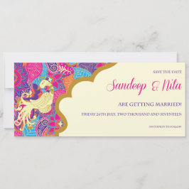 Asian - 結婚's - Henna – 日付を保存 セーブザデート