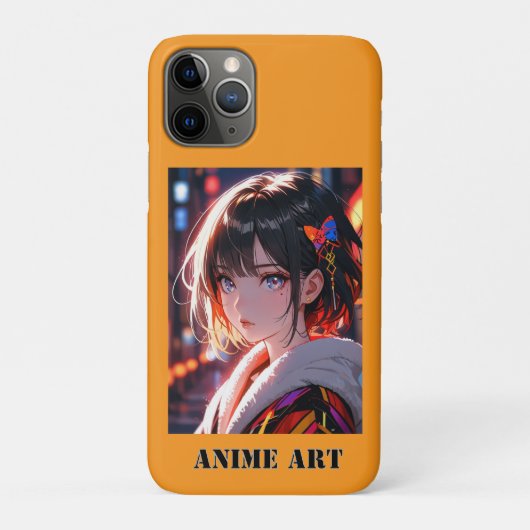 Asian anime cute girl design Case-Mate iPhoneケース (裏)
