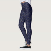 Asian Art Pattern Leggings  レギンス (左)