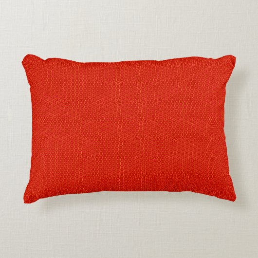 Asian Art Pattern Pillow  アクセントクッション (正面)