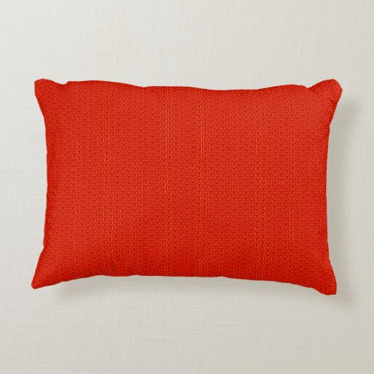 Asian Art Pattern Pillow  アクセントクッション (裏面)