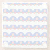 Asian contemporary  ガラスコースター (裏面)