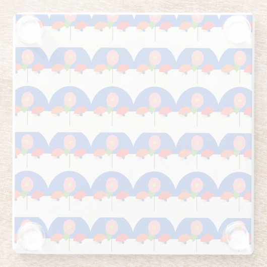 Asian contemporary  ガラスコースター (裏面)