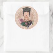 Asian Empress Mondo by Susan M. Epperly Artist ラウンドシール (バッグ)