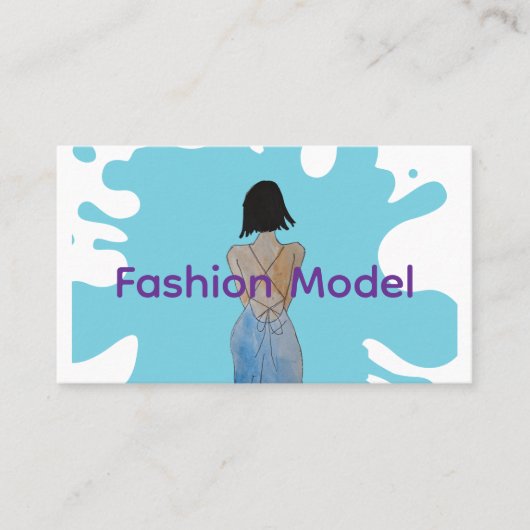 Asian Fashionista with Bob  名刺 (正面)