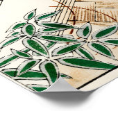 Asian Flower ポスター (角)