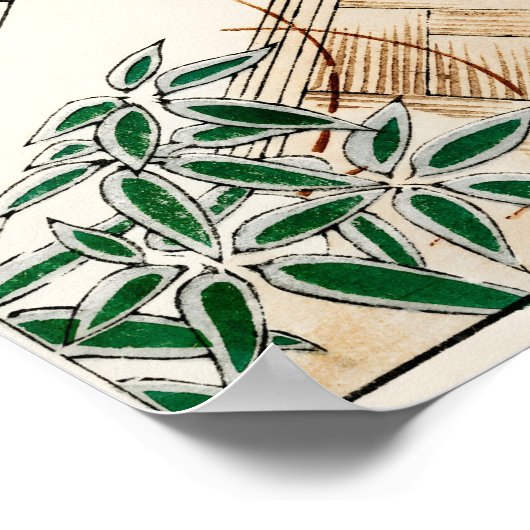 Asian Flower ポスター (角)