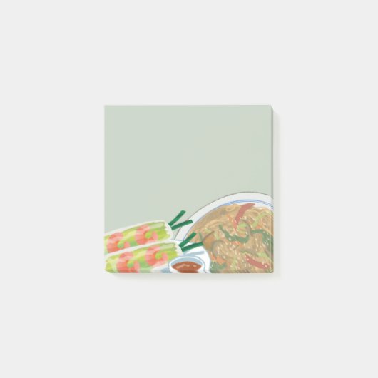 Asian Food 13 Sticky Notes ポストイット (正面)