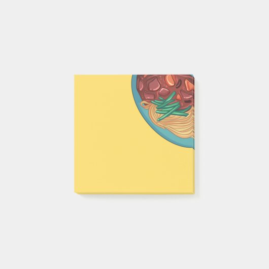 Asian Food 4 Sticky Notes ポストイット (正面)