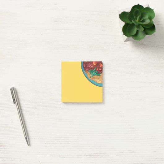 Asian Food 4 Sticky Notes ポストイット (オフィス)
