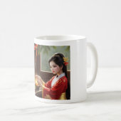 (Asian Girl III) Classic Mug, 11 oz コーヒーマグカップ (正面右)