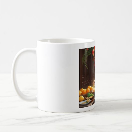 (Asian Girl III) Classic Mug, 11 oz コーヒーマグカップ (左)