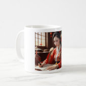 (Asian Girl IV) クラシック マグカップ 330ml (正面左)