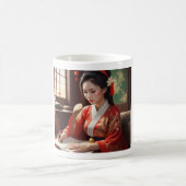 (Asian Girl IV) クラシック マグカップ 330ml (中央)