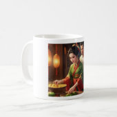 (Asian Girl V) Classic Mug, 11 oz コーヒーマグカップ (正面左)