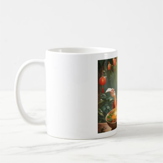 (Asian Girl VI) Classic Mug, 11 oz コーヒーマグカップ (左)