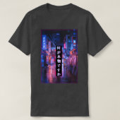 Asian Japanese Vaporwave 90s Cyberpunks  Tシャツ (デザイン正面)
