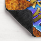 ASIAN KANJI SYMBOL for LOVEクリエイティブデザイン マウスパッド (コーナー)