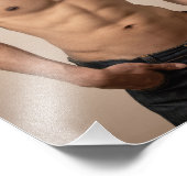 Asian Muscle Hot Guyポスター フォトプリント (角)