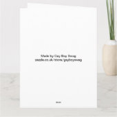 Asian Muscle Hot Guy Card カード (裏面)