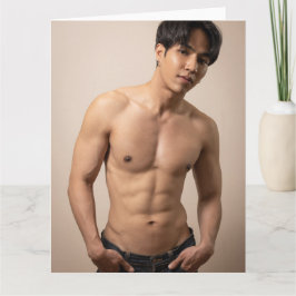 Asian Muscle Hot Guy Card カード