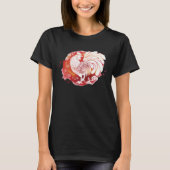 Asian Rooster Chinese Zodiac Fancy Red Rooster Tシャツ (正面)