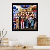 Asian Saints & Jesus ポスター (キッチン)