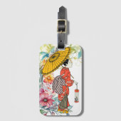 Asian Woman Lagageタグ ラゲッジタグ (正面縦)