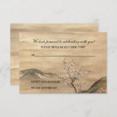 Asiana応答カード 招待状 (正面/裏面)