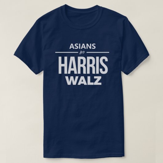 Asians for Harris Walz Tシャツ (デザイン正面)