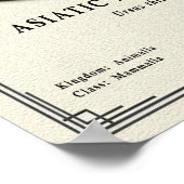 Asiatic Black Bear Zoology Series ポスター (角)