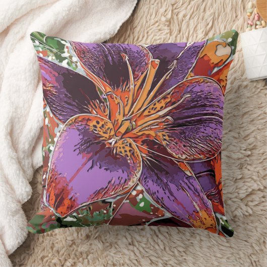 Asiatic Lily Forever Susan Bulb クッション (ブランケット)