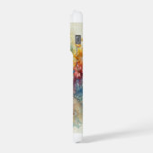 Asiatic Lion 060824AREF140 - Watercolor iPhoneケース (左側面)