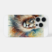 Asiatic Lion 060824AREF140 - Watercolor iPhoneケース (裏面横)